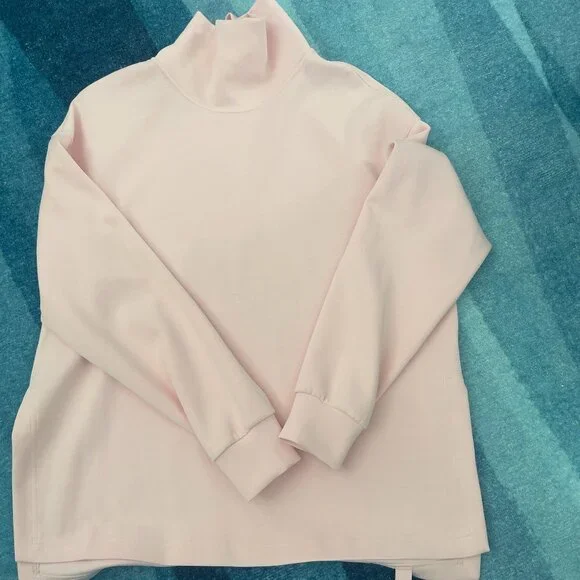Lululemon Softstreme Funnel-Neck Long Pullover Size S, light pink - Picture 1 of 3